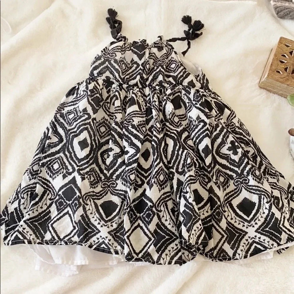Artisan NY girls black and white boho maxi dress - Picture 5 of 7
